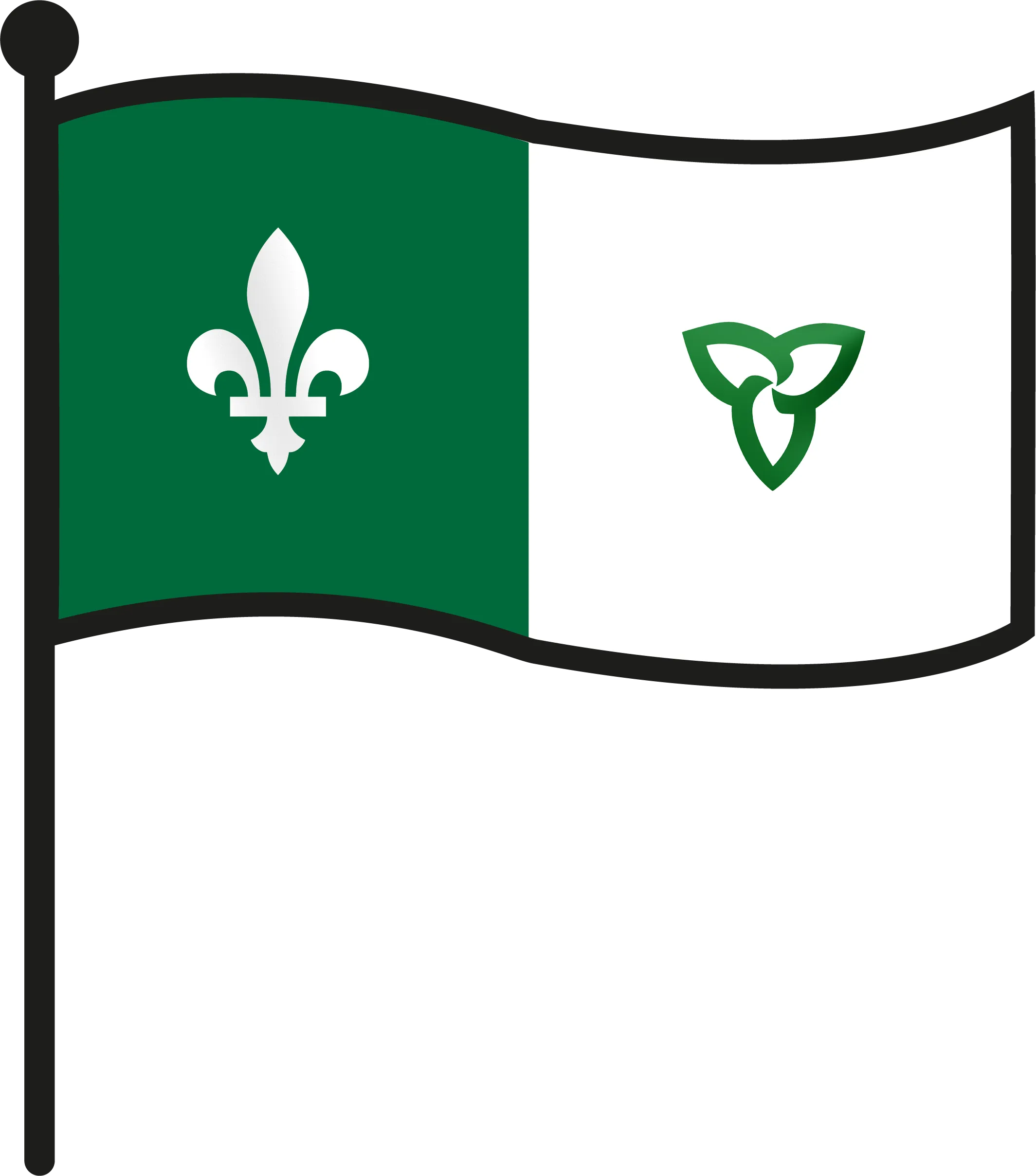 Drapeau franco-ontarien